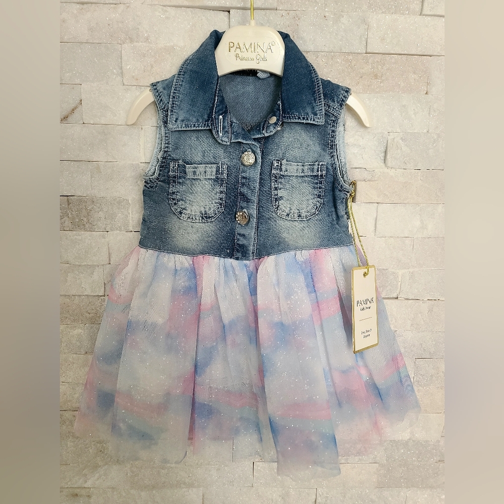 Denim tutu dress